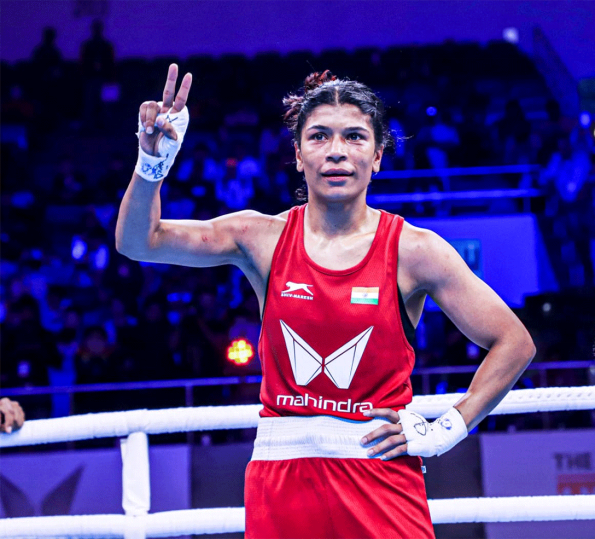 Indian Boxer Nikhat Zareen Strives for Historic First Olympic Gold at ...